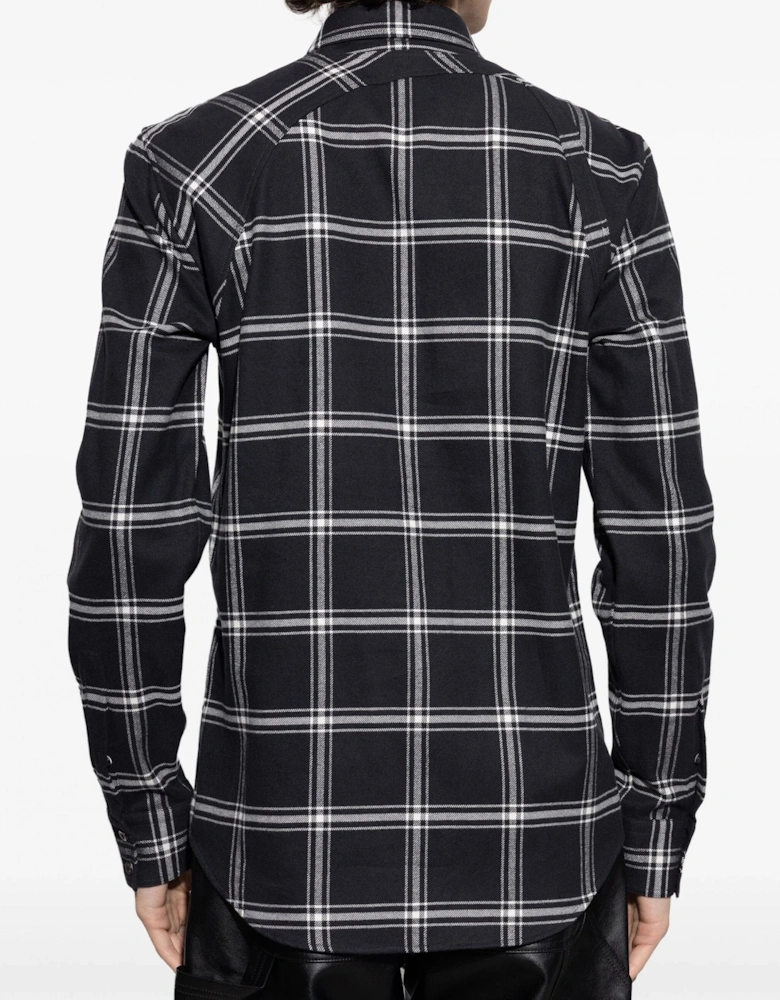 Check Harness Shirt Black