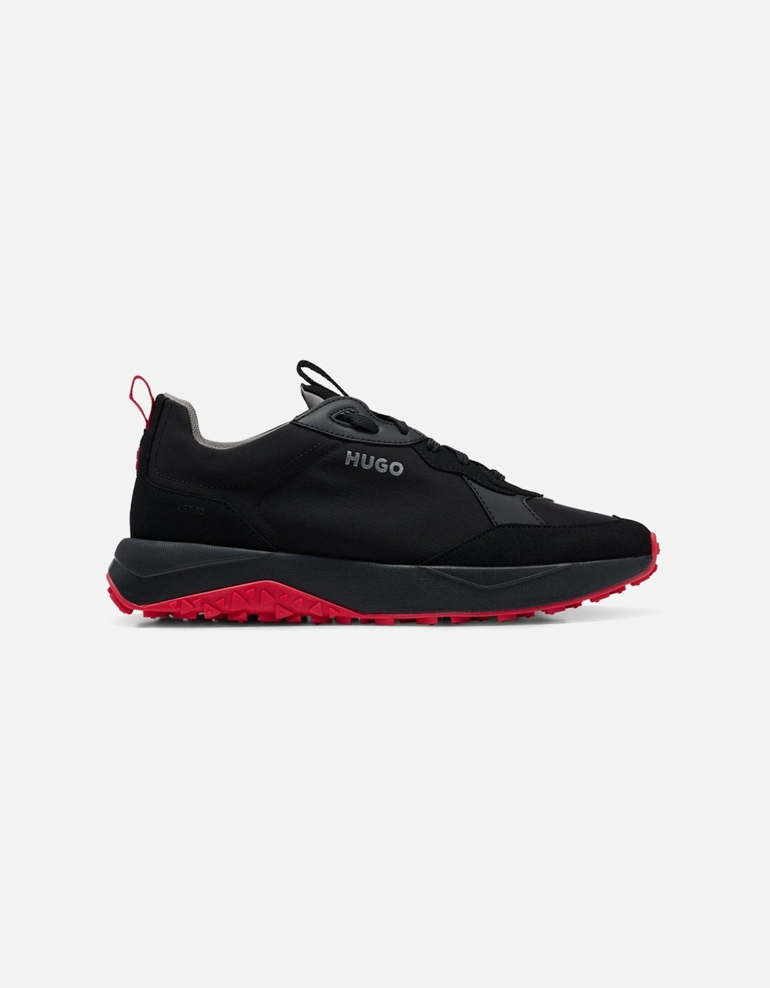 HUGO Kane Runn Mens Mixed-Material Trainers With EVA Rubber Outsole