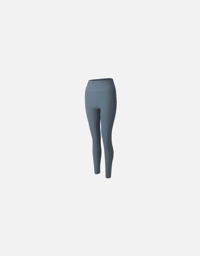 Womens/Ladies Hustle Ribbed Leggings