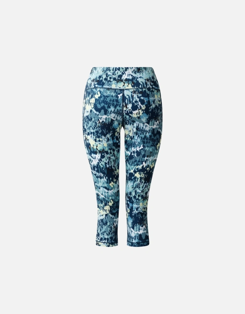 Womens/Ladies Influential II Dash Print 3/4 Length Leggings