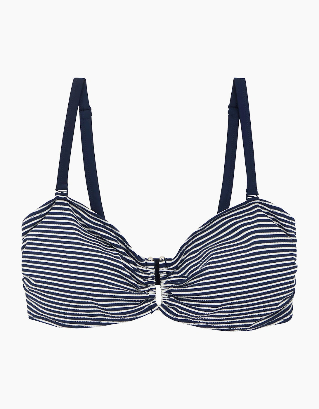 Regatta Women's Navy/Multi / Aceana Iii Seeksucker Bikini Top - : Size 14 Uk