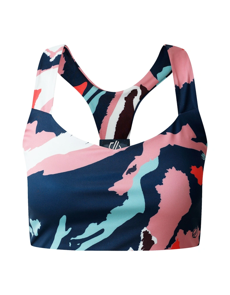 Womens/Ladies Marble Swirl Sports Bra