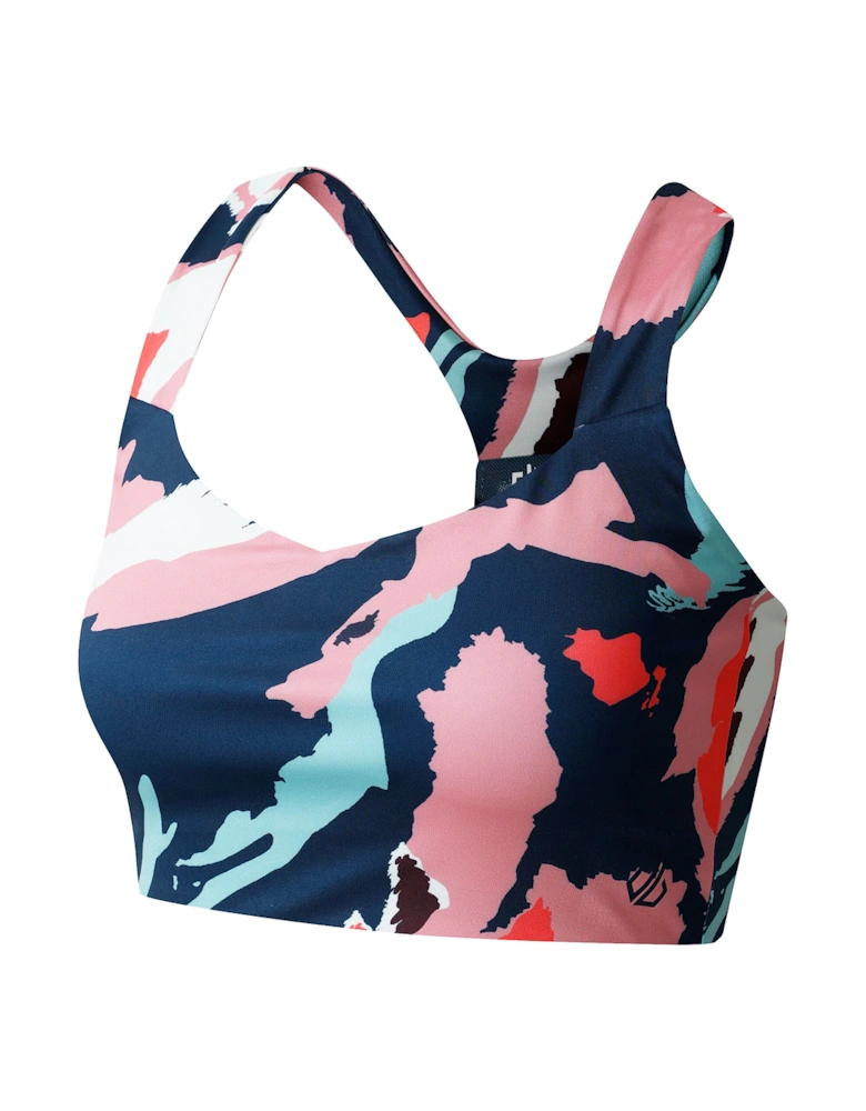 Womens/Ladies Marble Swirl Sports Bra