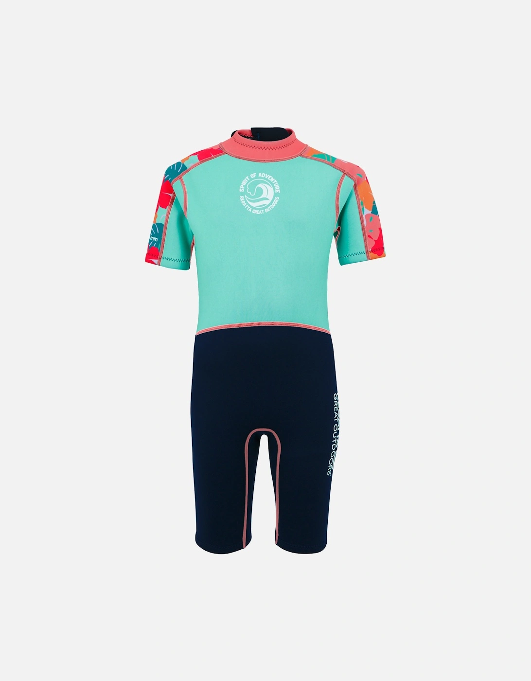 Childrens/Kids Tropical Leaves Wetsuit, 5 of 4