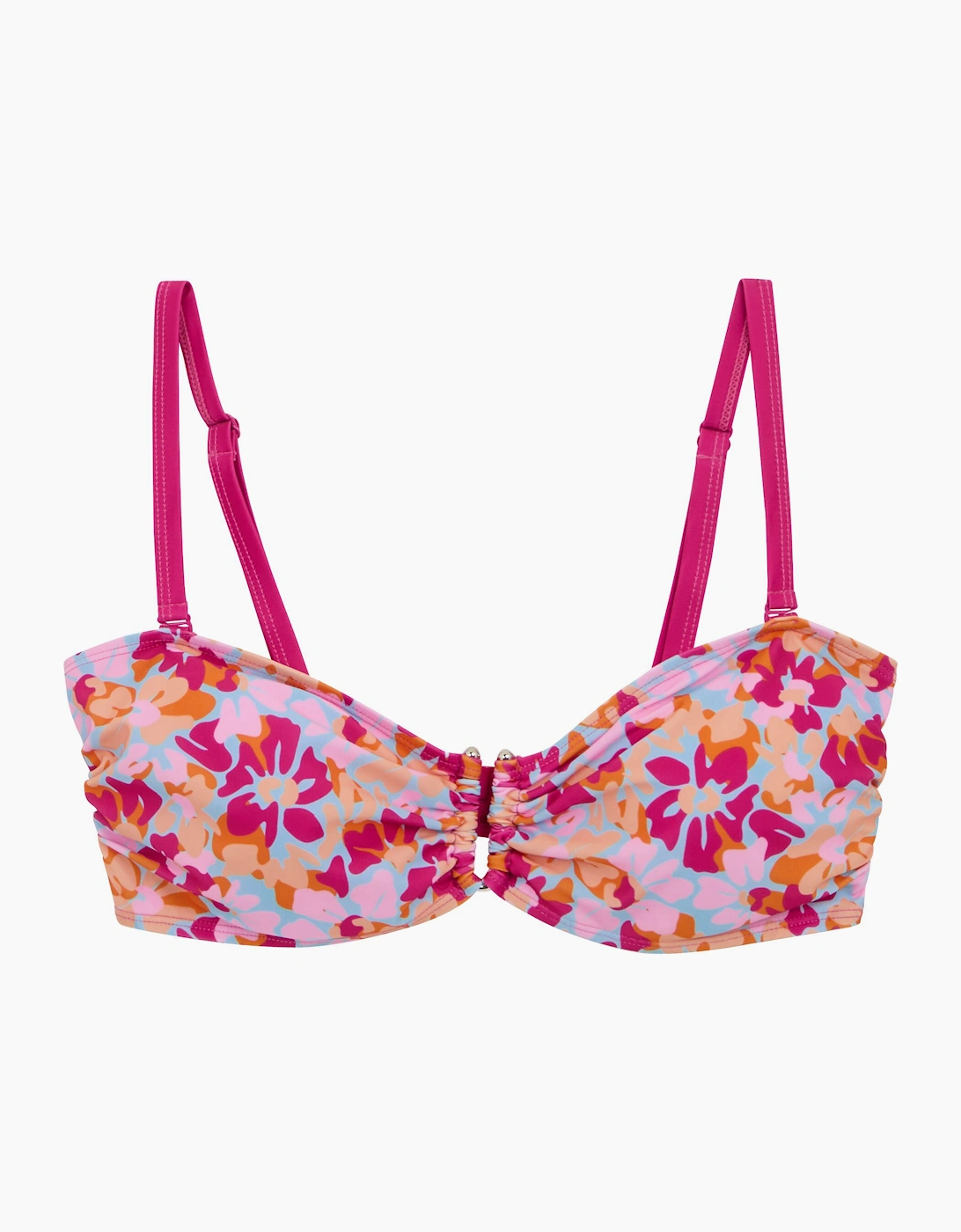 Women's Regatta Womens/Ladies Aceana III Summer Floral Bikini Top - Pink - Size: 14 uk