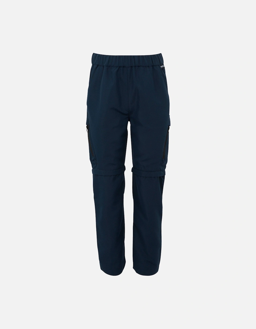 Regatta Unisex Navy Childrens/ Sorcer Iii Zip-Off Trousers - : Size 14 Years Kids