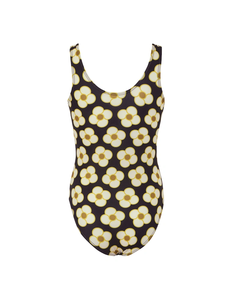 Girls Orla Kiely Spinning Flower One Piece Swimsuit