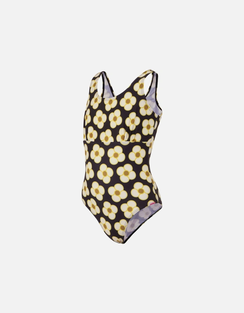 Girls Orla Kiely Spinning Flower One Piece Swimsuit