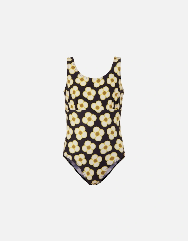 Girls Orla Kiely Spinning Flower One Piece Swimsuit