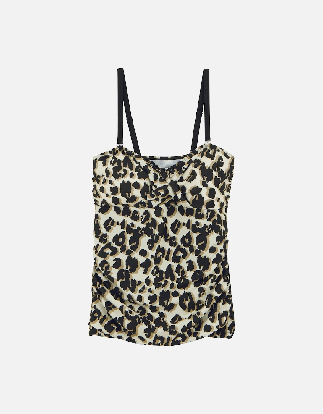 Womens/Ladies Aceana III Leopard Print Tankini Top, 5 of 4