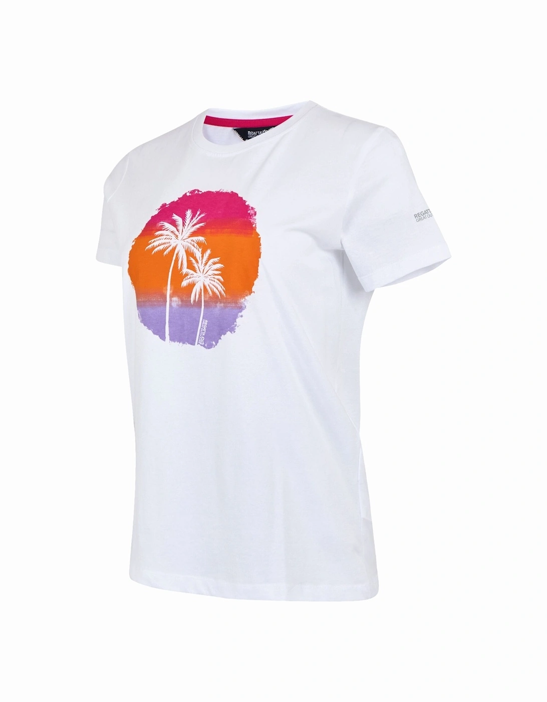 Womens/Ladies Palm Tree T-Shirt