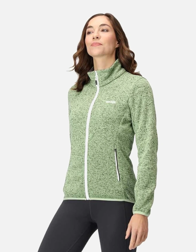 Womens/Ladies Newhill Marl Full Zip Fleece Jacket