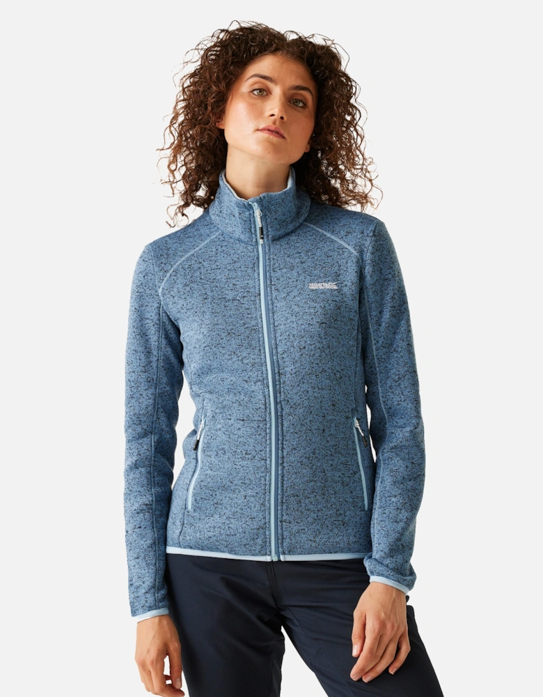 Womens/Ladies Newhill Marl Full Zip Fleece Jacket