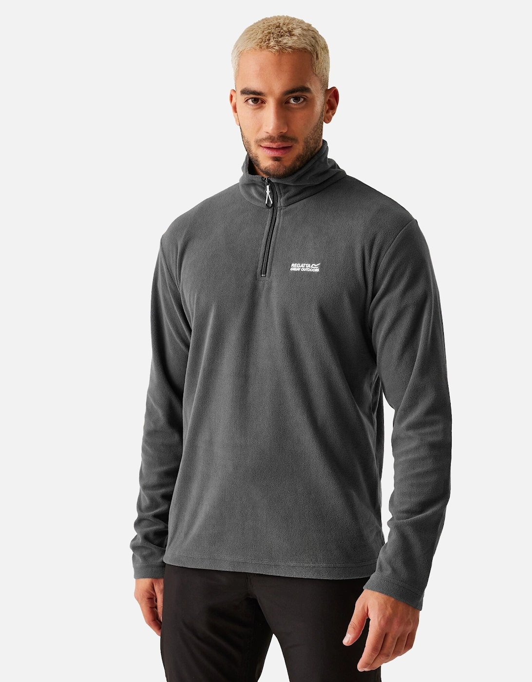 Great Outdoors Mens Thompson Half Zip Fleece Top