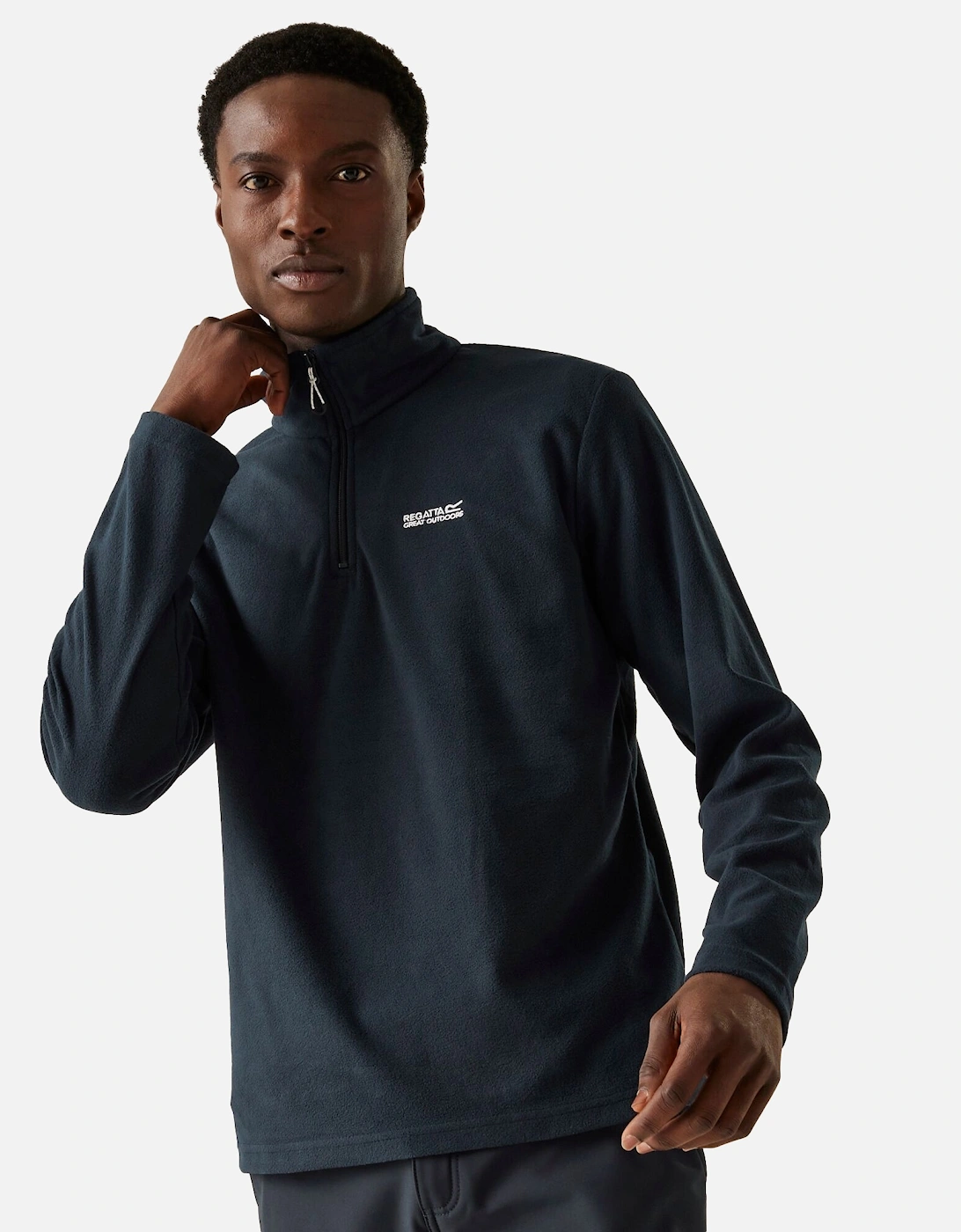 Great Outdoors Mens Thompson Half Zip Fleece Top