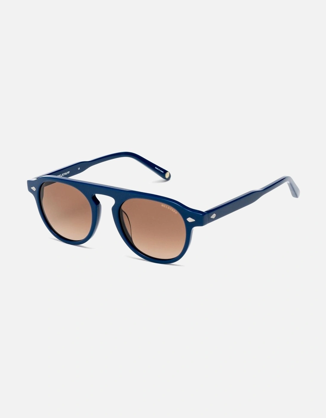 Handmade High-Grade Acetate Watch with Blue Dial Unisex Sunglasses, 3 of 2