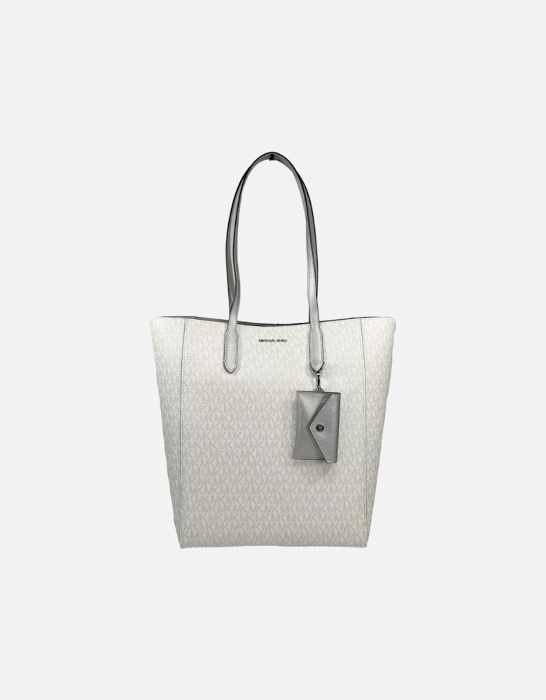 Vincent Leather Tote with Card Case Women - Silver Tote Bags