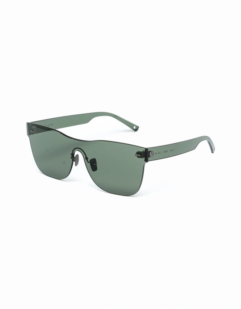 Handmade Acetate Watch with Green Dial Women Sunglasses