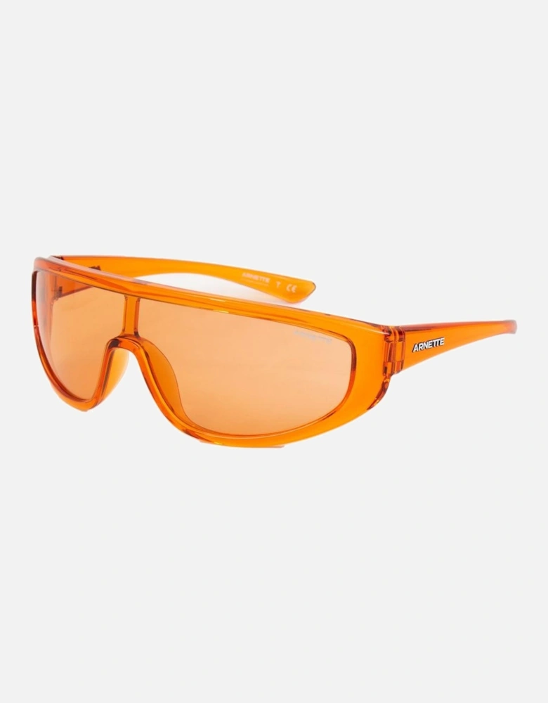 Resin Bracelet Watch with Orange Dial Unisex Sunglasses