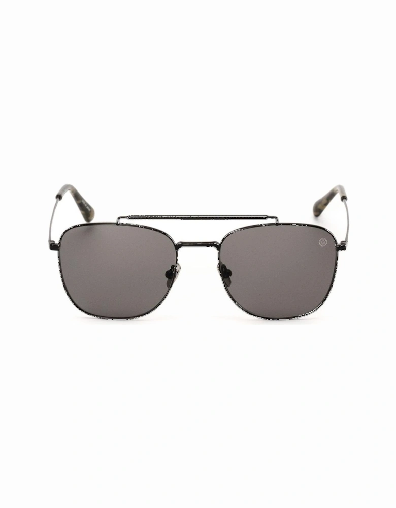 Handmade Titanium Bracelet Watch with Black Dial Unisex Sunglasses