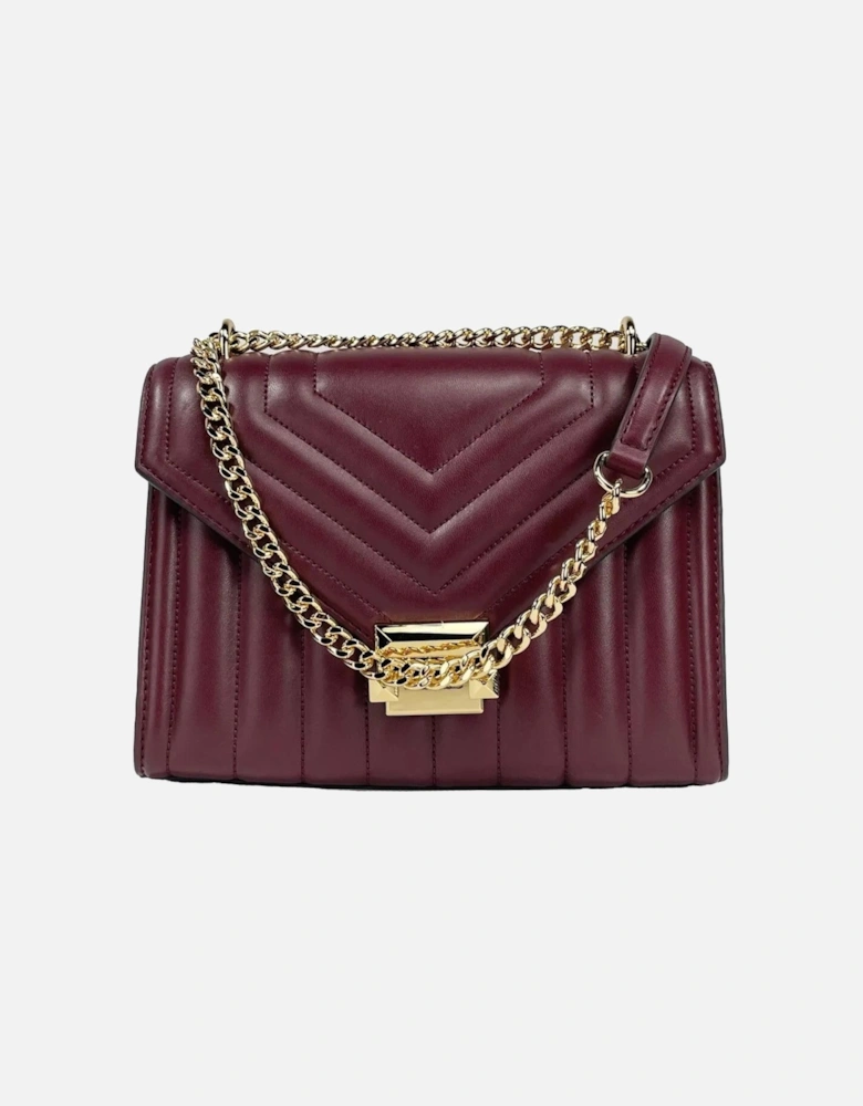 Whitney Medium Chain Crossbody Bag Women - Oxblood