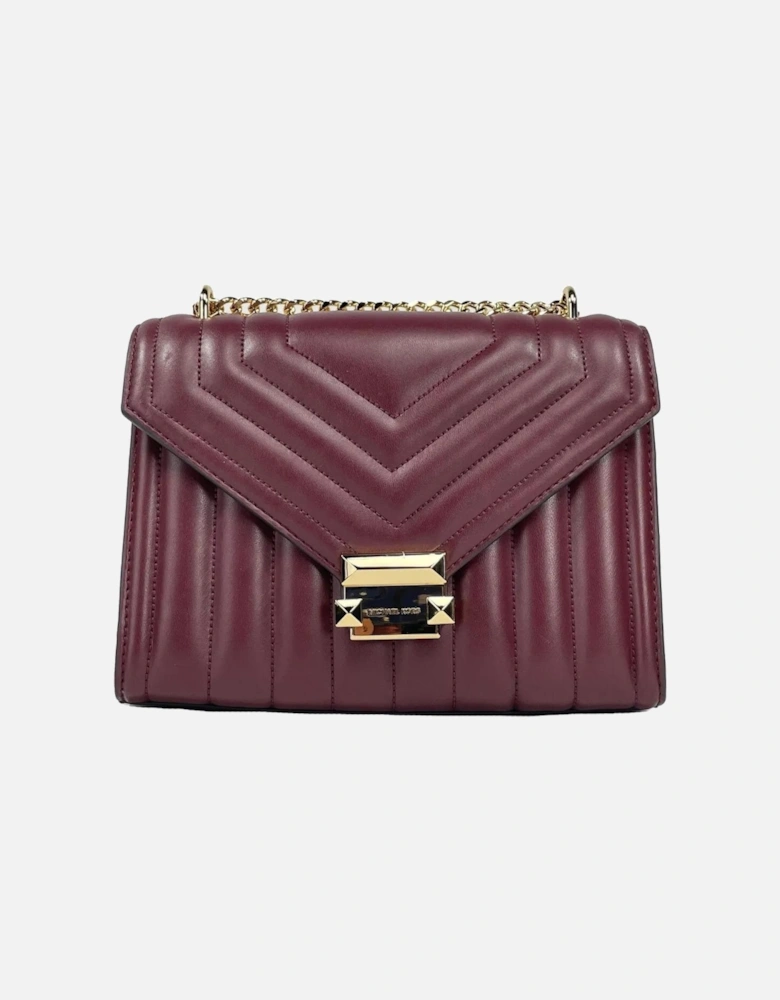 Whitney Medium Chain Crossbody Bag Women - Oxblood