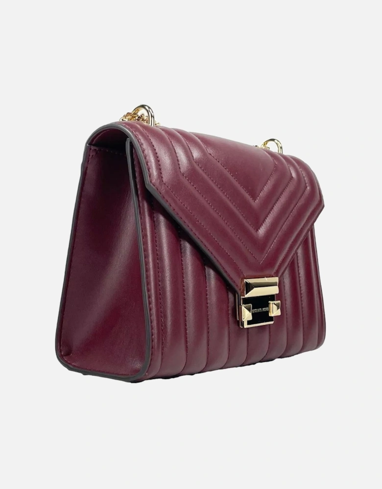 Whitney Medium Chain Crossbody Bag Women - Oxblood