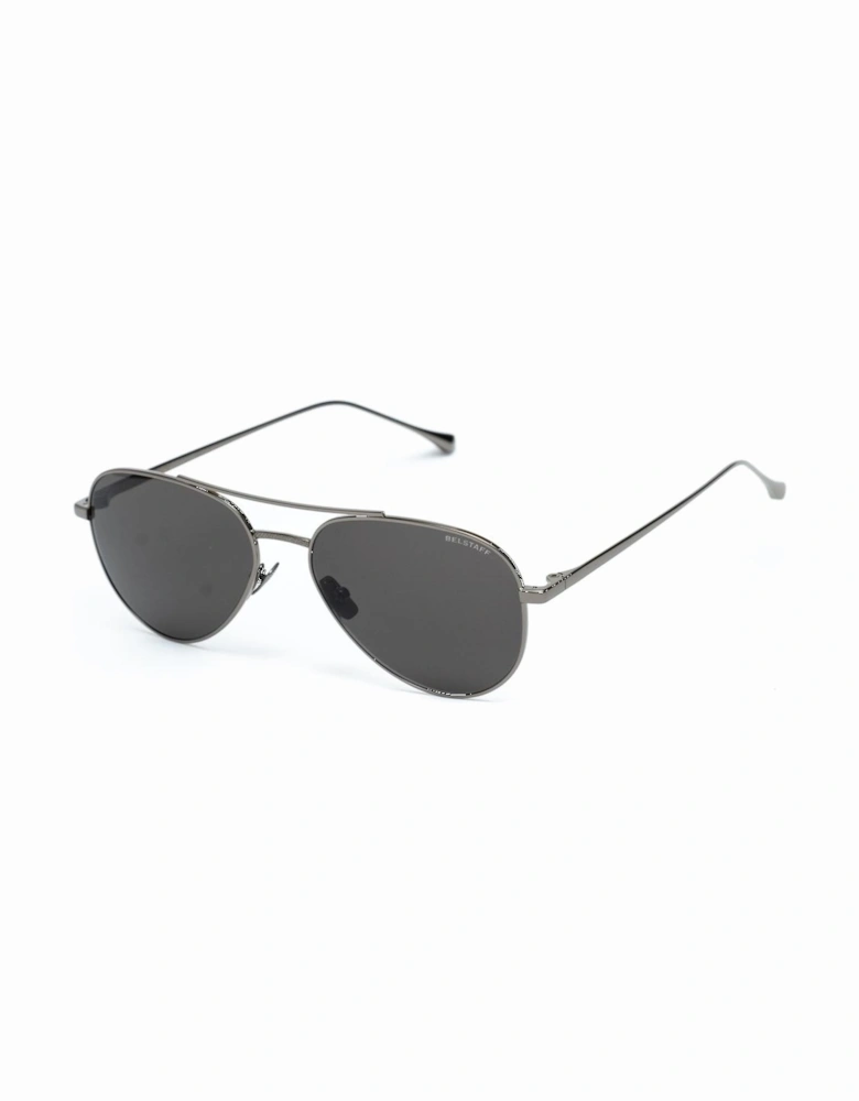 Stainless Steel Bracelet Watch with Grey Dial Unisex - Gray Sunglasses