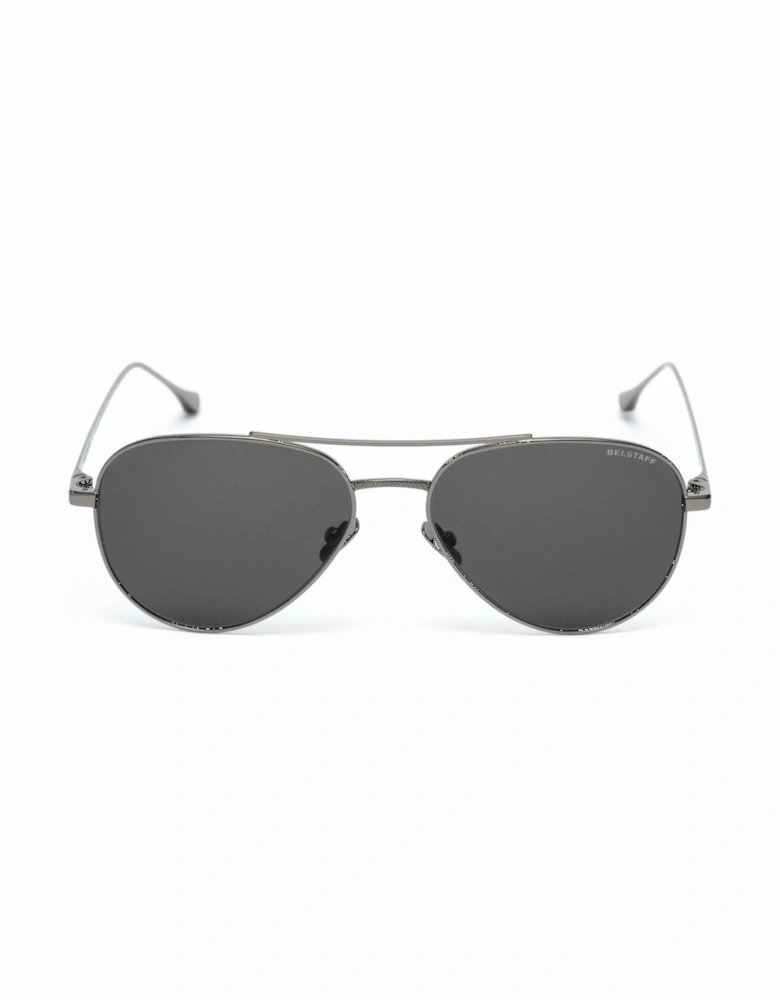 Stainless Steel Bracelet Watch with Grey Dial Unisex - Gray Sunglasses