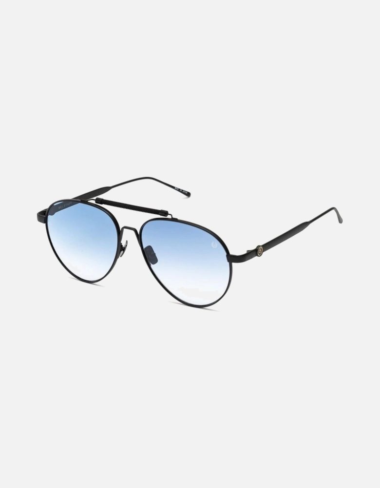 Handmade Stainless Steel Watch with Black Dial Women Sunglasses