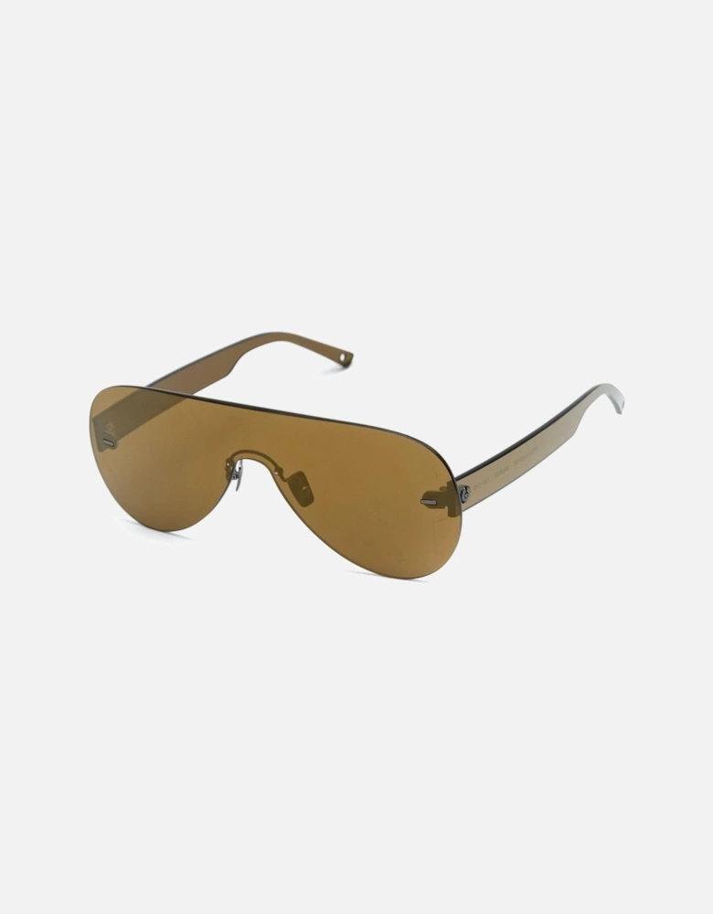 Handmade High-Grade Acetate Watch with Brown Dial Unisex Sunglasses