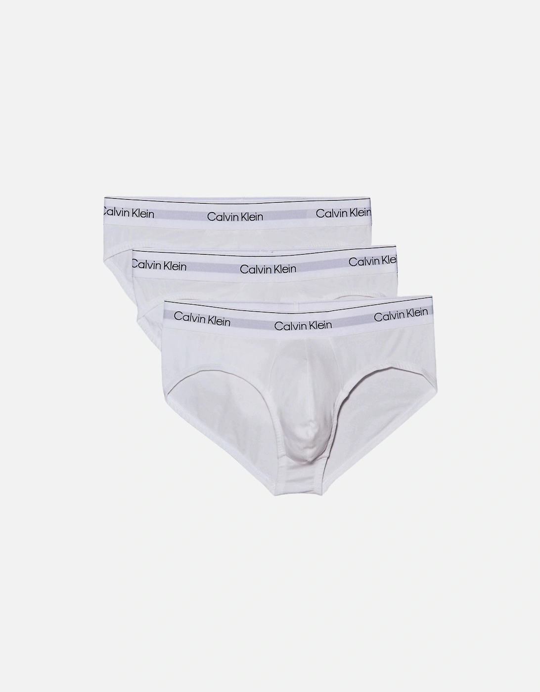 3-Pack Icon Cotton Stretch Men's Briefs, White, 6 of 5