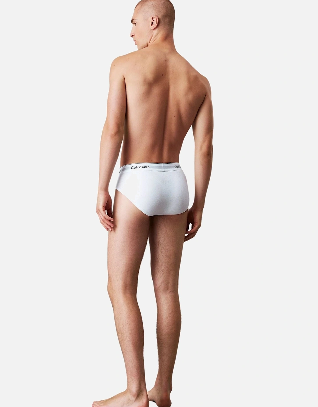 3-Pack Icon Cotton Stretch Men's Briefs, White