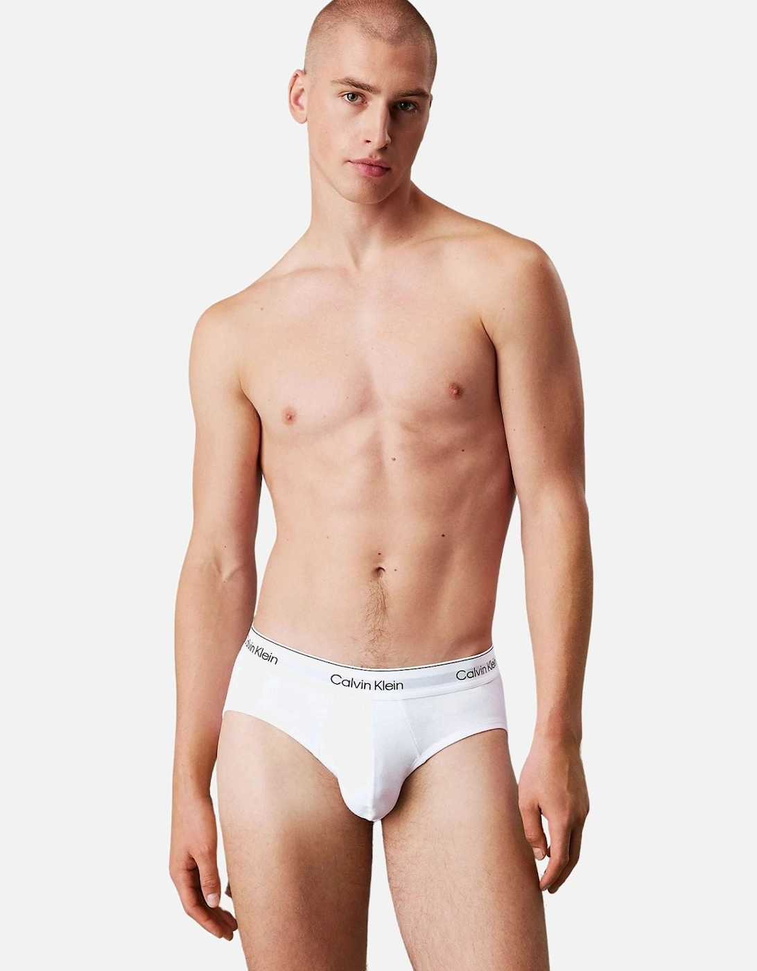 3-Pack Icon Cotton Stretch Men's Briefs, White