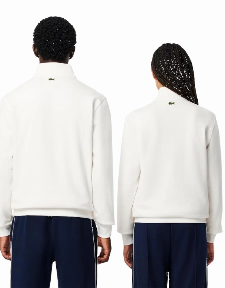 Modern 1/4 Zip Sweatshirt - White