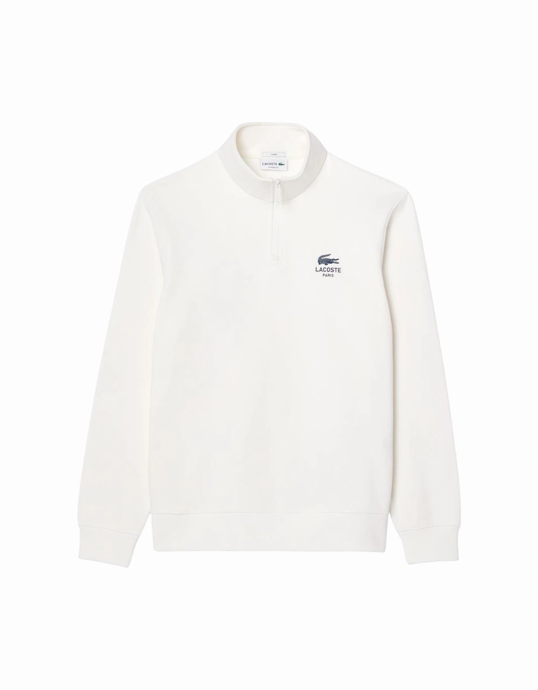 Modern 1/4 Zip Sweatshirt - White, 5 of 4