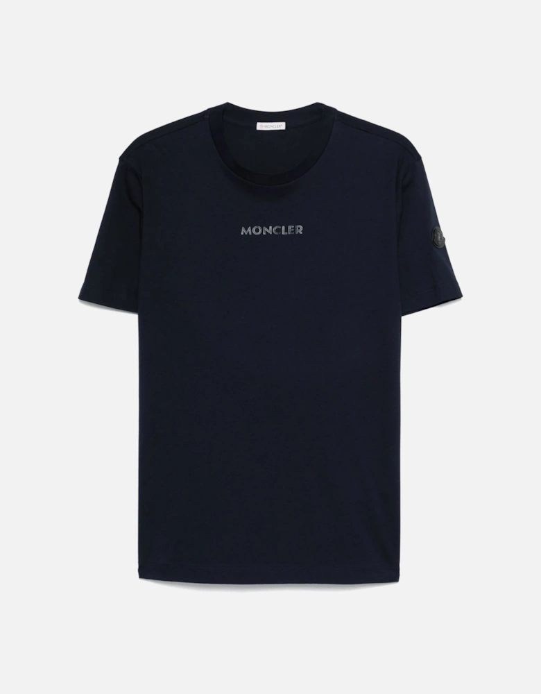 Cotton Logo T-shirt Navy