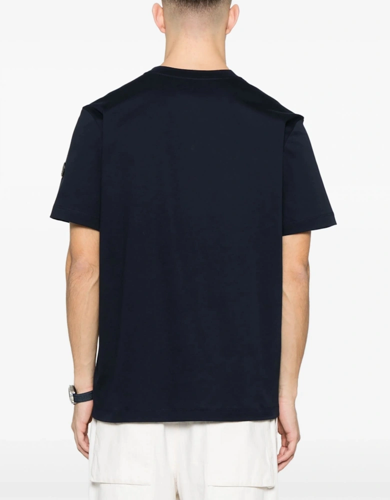 Cotton Logo T-shirt Navy