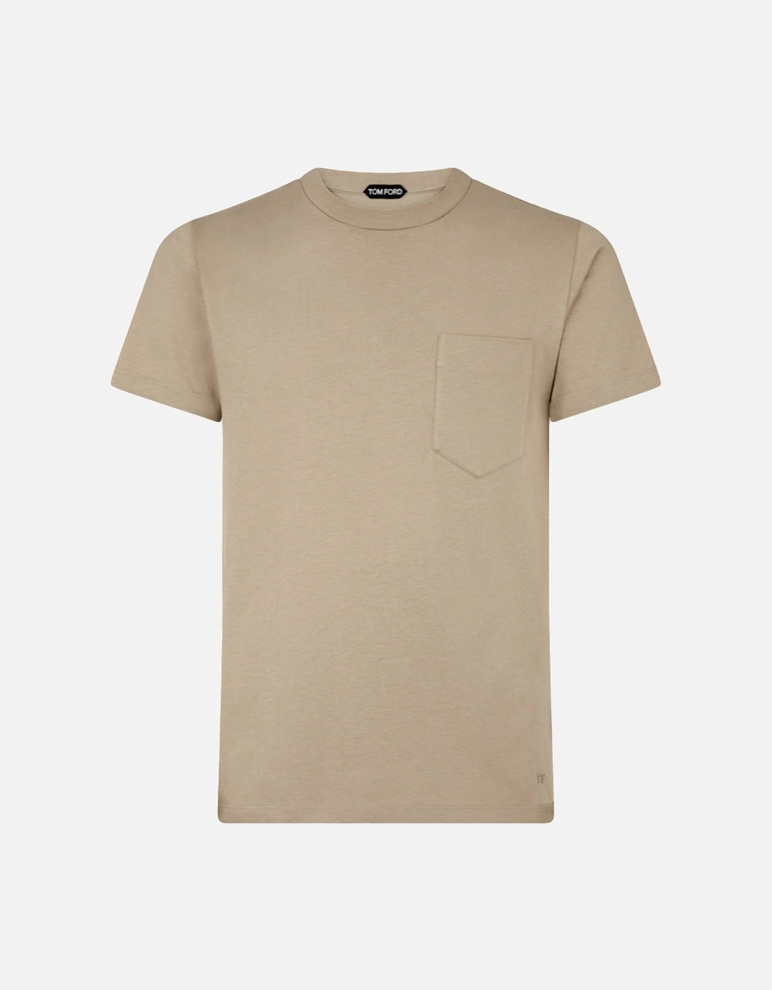 Pure 7 Oz Cotton T Shirt Beige, 2 of 1