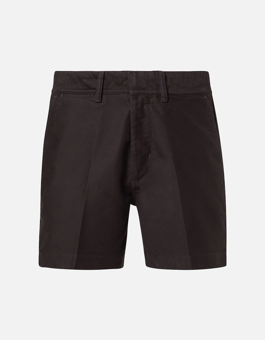 Brushed Cotton Satin Shorts Black, 6 of 5