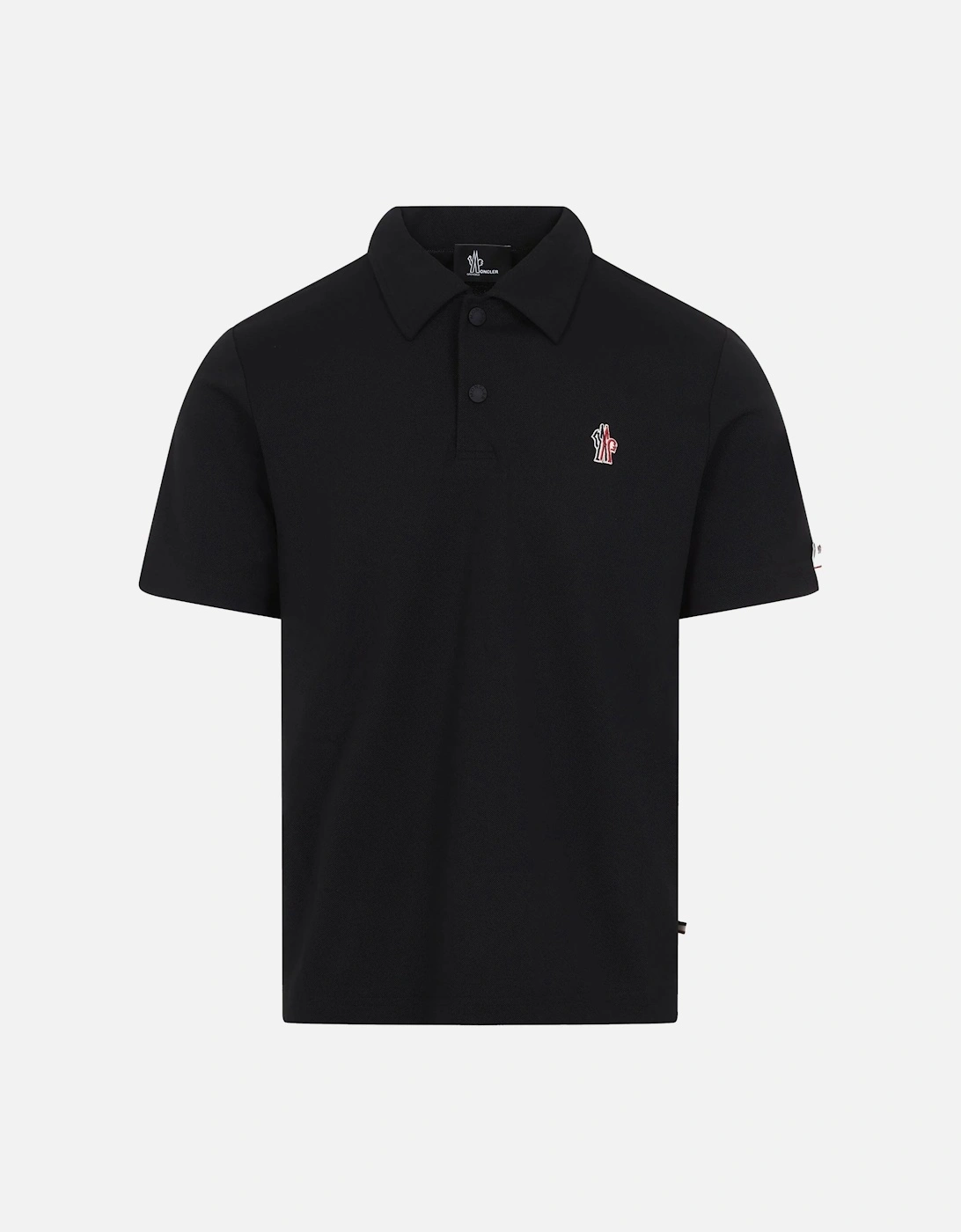 Piquet Logo Polo Black, 4 of 3