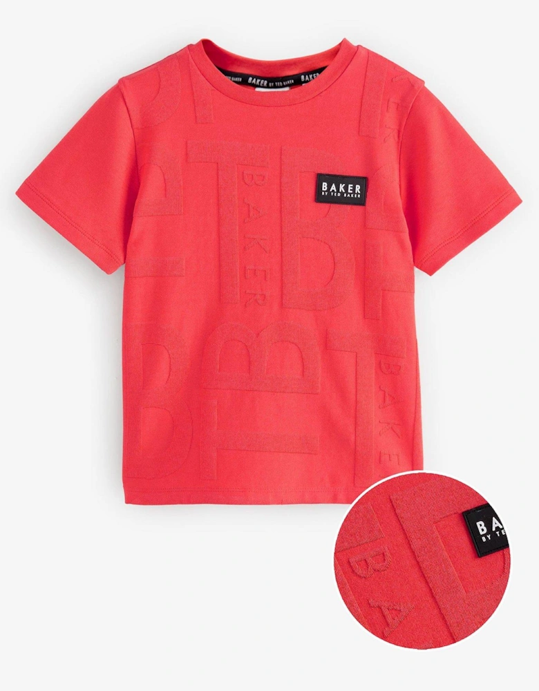 Boys Short Sleeve T-Shirt - Red