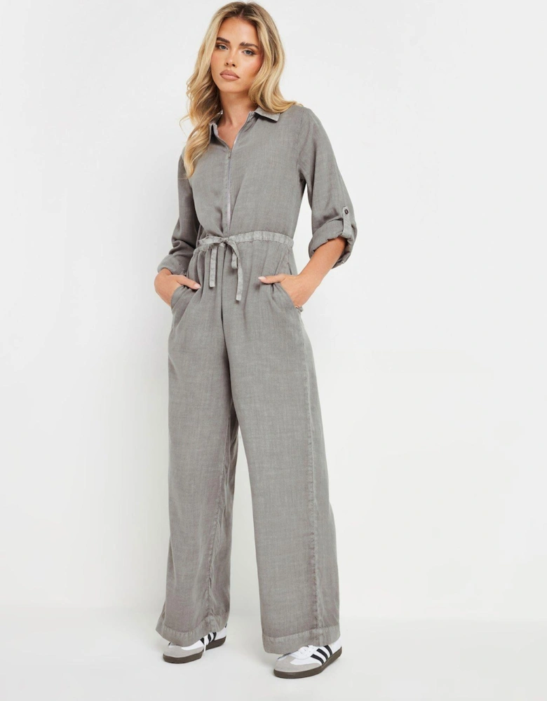 Acid Wash Jumpsuit