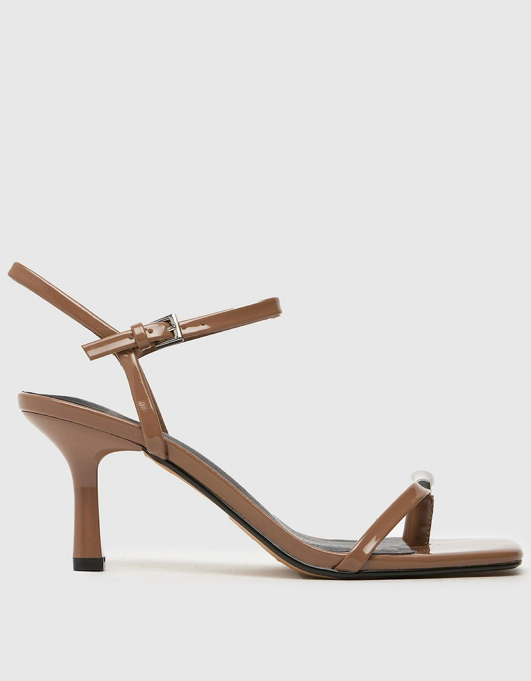 Susie Metal Toe Loop Heeled Sandals - Brown - Natural, 2 of 1