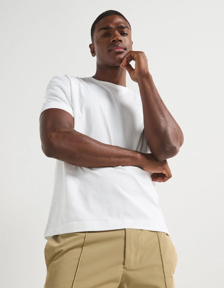 Cotton Comfort Fit T-Shirt - White