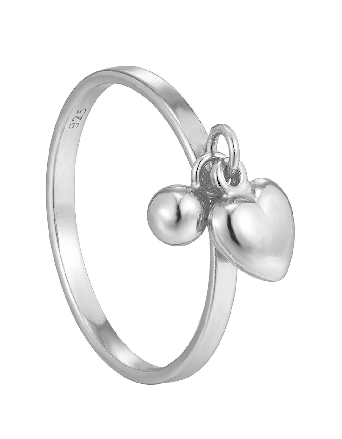 Puffed Heart Charm Ring, 2 of 1