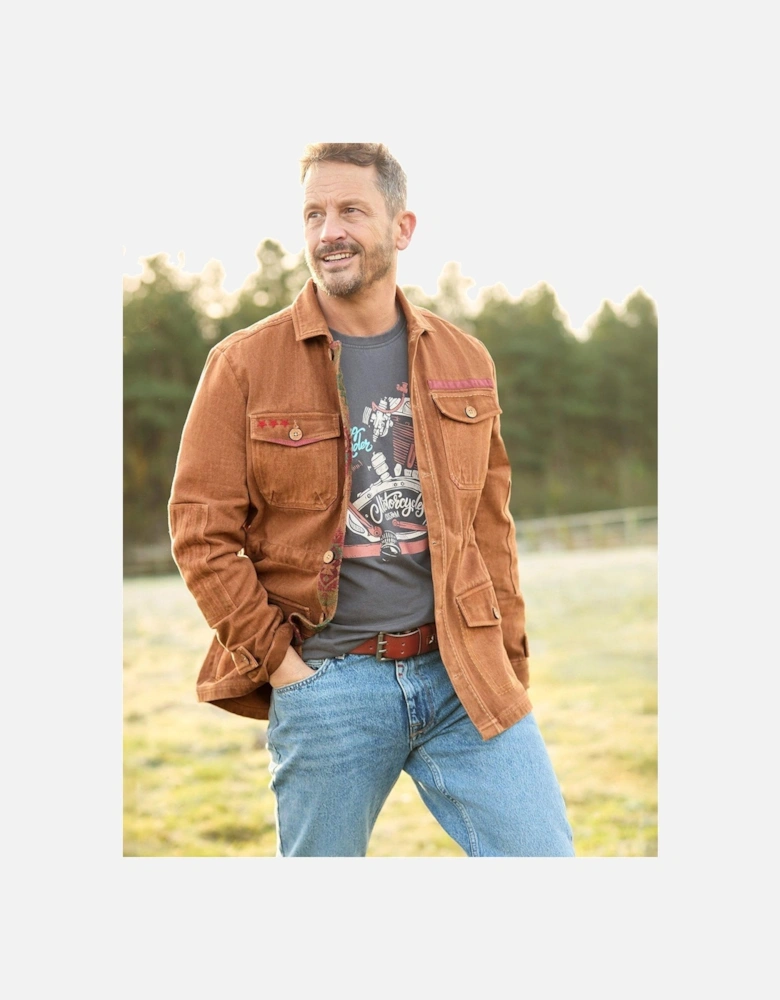 Crafted To Perfection Lightweight Jacket - Dark Orange