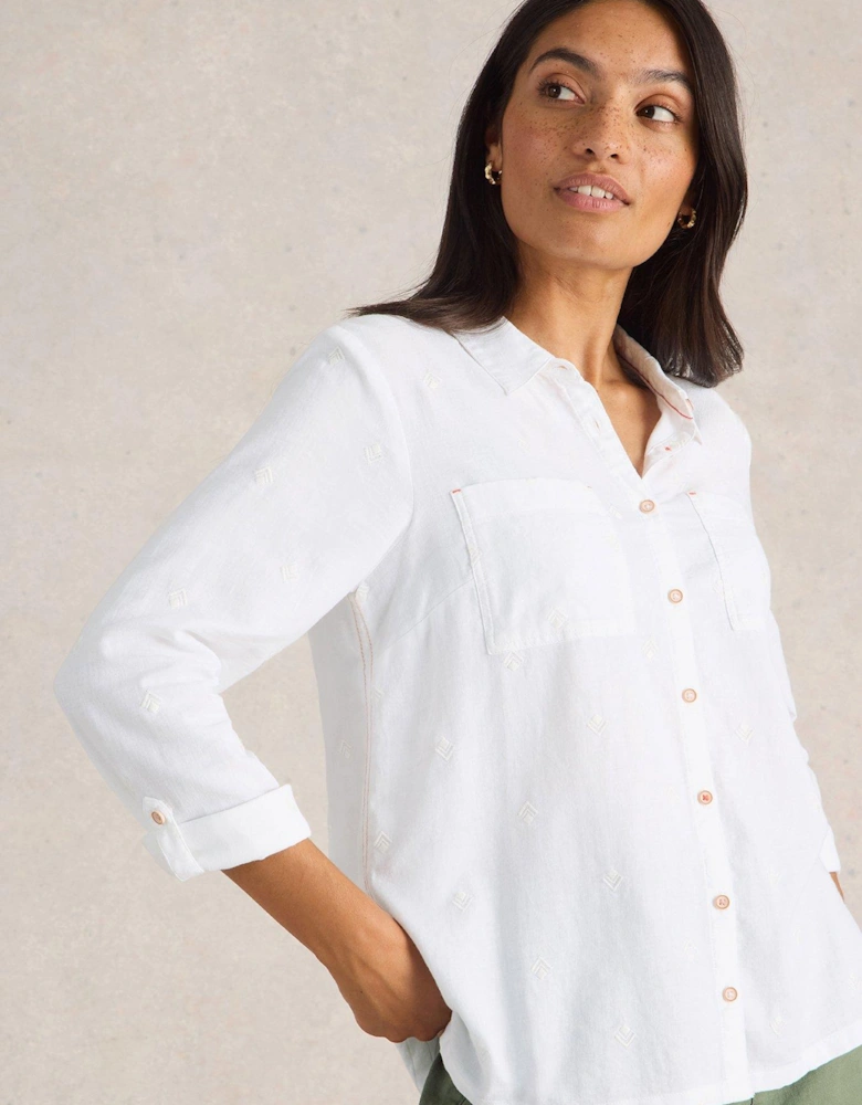 Sophie Organic Cotton Shirt - Ivory