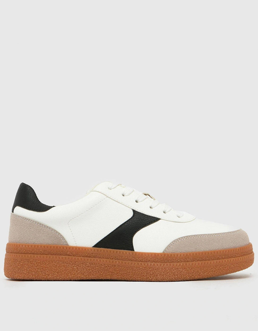 Malani Gum Sole Trainers - Off White, 2 of 1