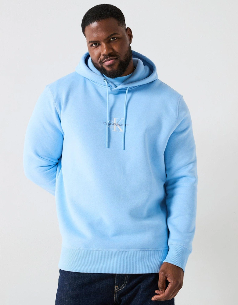 Plus Monologo Overhead Hoodie - Light Blue